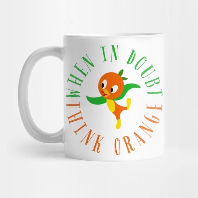 Orange bird by Hundred Acre Woods Designs